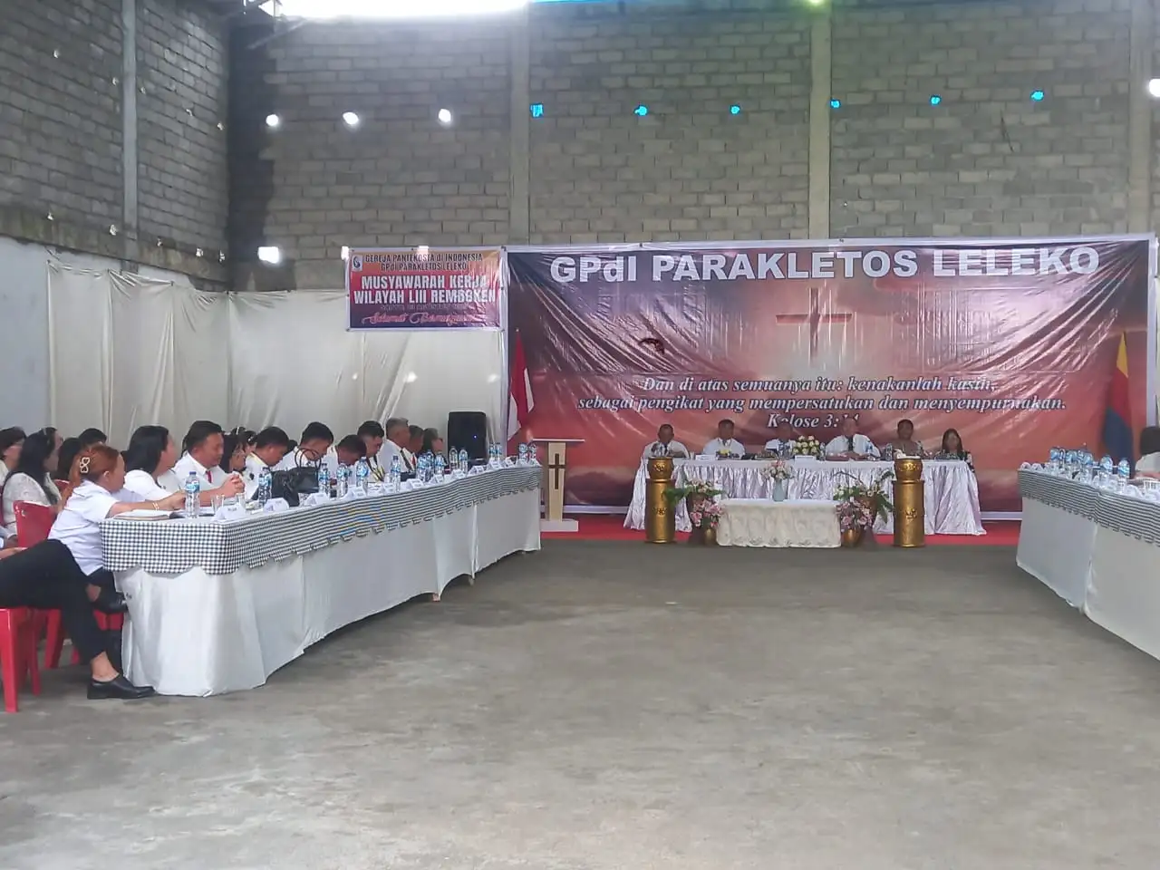 Polsek Remboken Amankan Musyawarah Kerja Wilayah GPDI LIII Remboken